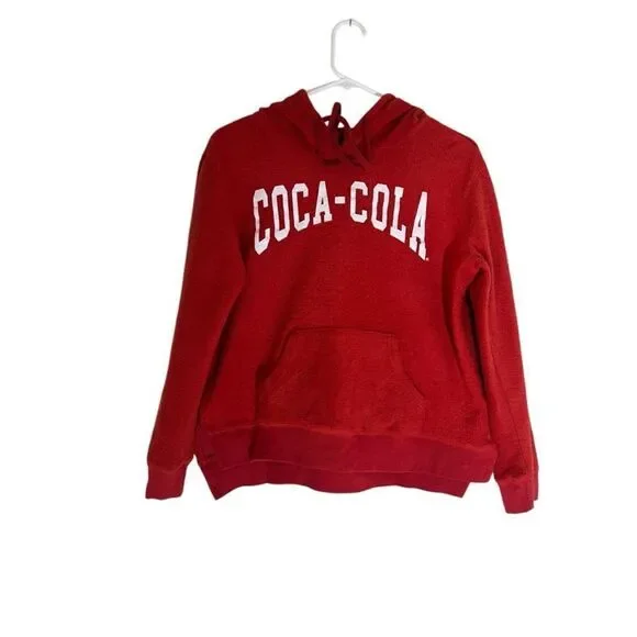 Big Kids Coca-Cola Red Hoodie Size M - Picture 1 of 7